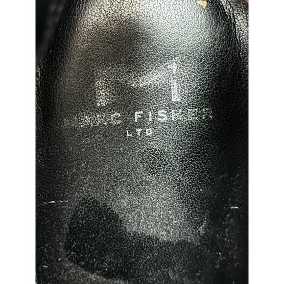 Marc Fisher LTD Leopard Print Haircalf Buckle Ankle Boots 9.5M Block Heel - Picture 8 of 9